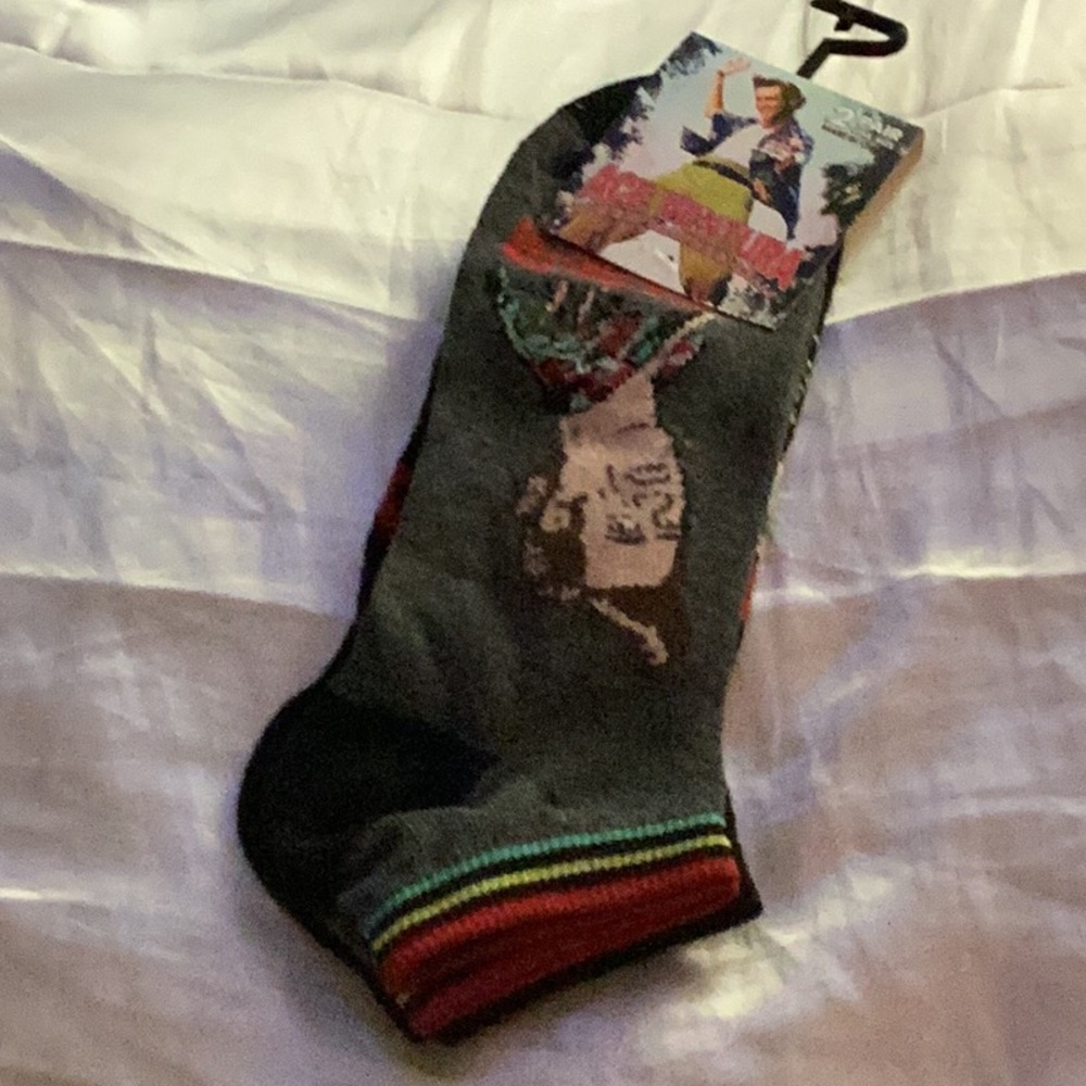 😎👍NWT Ace Ventura Cool Socks 2 Pairs 
Brand New With Tags 😎👍